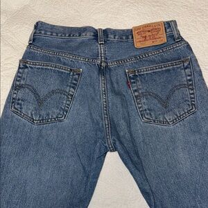 Levi's 505 Classic Blue Straight Leg Jeans